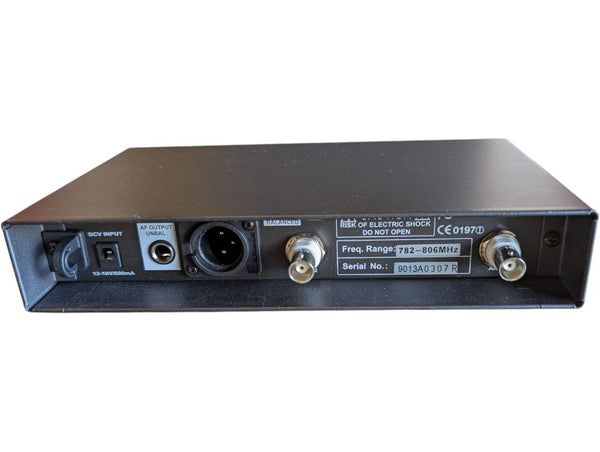 AMX AW-601 UHF Wireless Microphone System with Receiver, Case & Accessories