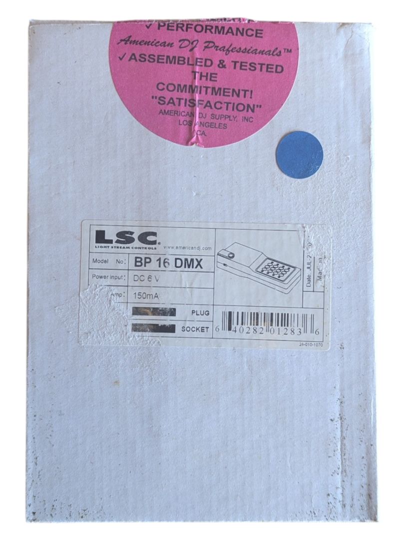 LSC BP 16 DMX Light Stream Controls Remote Controller with Box