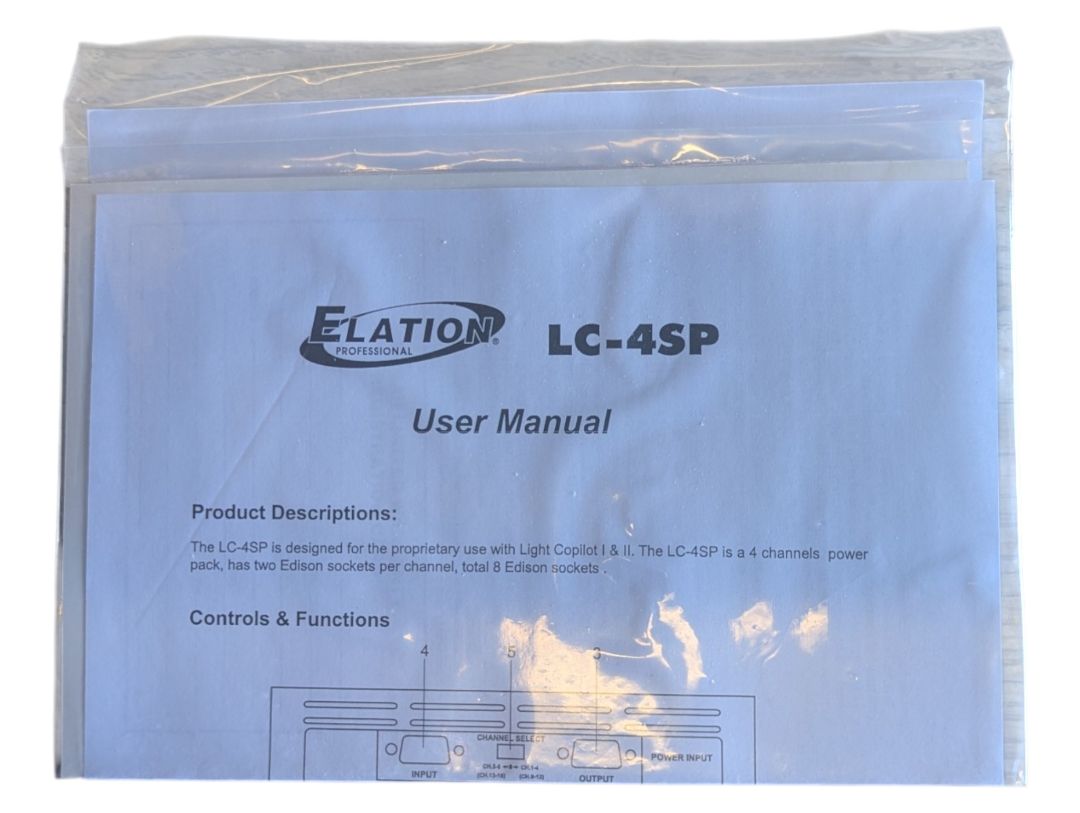 Elation Professional LC-4SP Light Copilot Switch Pack with Box