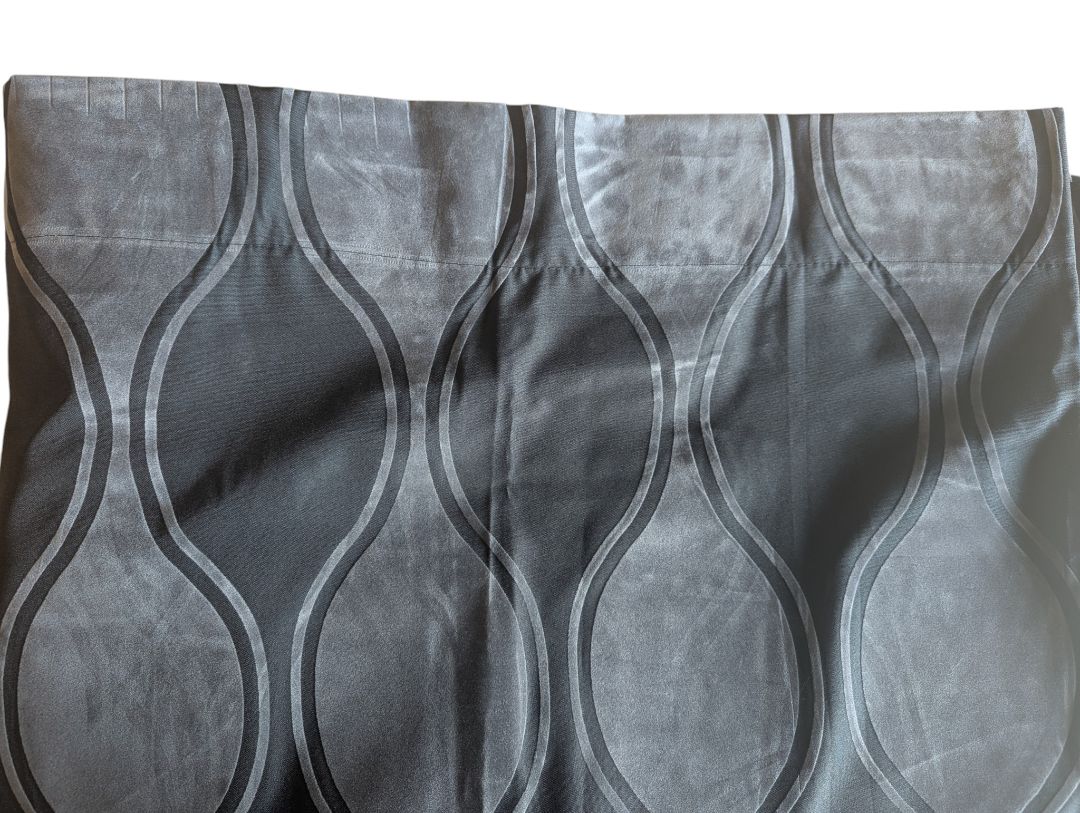 Lot of 3 Westcott Fabric Photo Booth Backdrops – Grey, Pink & Cream Geometric Patterns