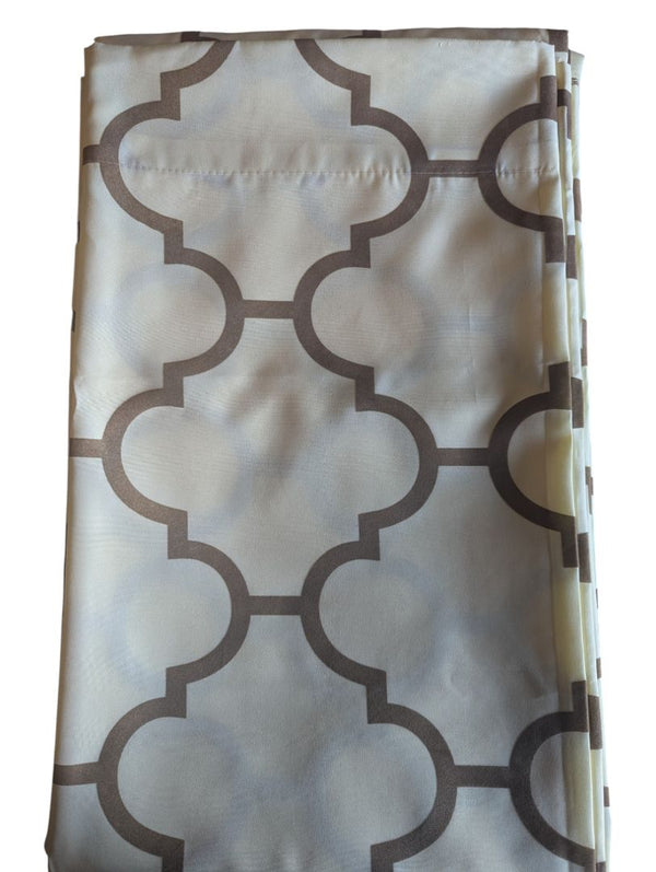 Lot of 3 Westcott Fabric Photo Booth Backdrops – Grey, Pink & Cream Geometric Patterns
