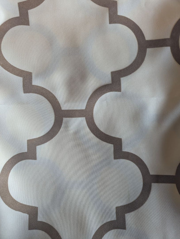 Lot of 3 Westcott Fabric Photo Booth Backdrops – Grey, Pink & Cream Geometric Patterns