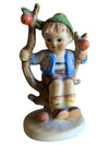 Vintage Goebel Hummel Porcelain Figurine Set – "Apple Tree Boy" & "Feeding Time"