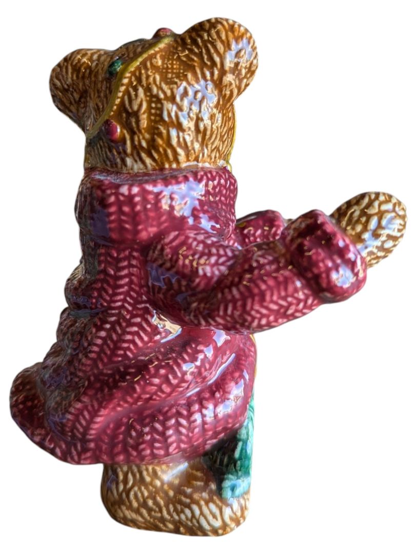Bearware Pottery “Elliot & The Tree” Christmas Bear Salt & Pepper Shakers