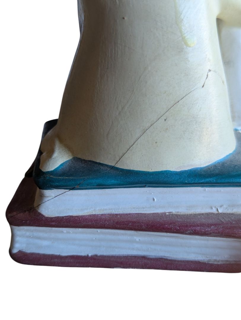 Vintage Hand-Painted Ceramic Graduation Mouse Bookends