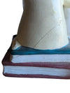 Vintage Hand-Painted Ceramic Graduation Mouse Bookends