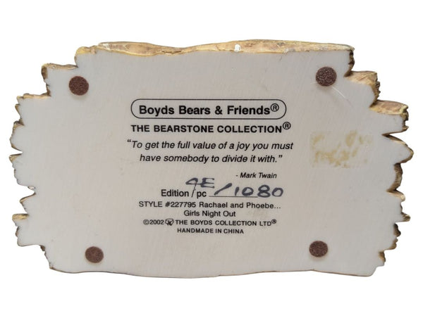 Boyds Bears & Friends Bearstone Collection Figurines – Set of 3
