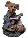 Boyds Bears & Friends Boyds Town Village Miniature Lot – Bearly-Able Construction, Figures, Dog House & Thimble