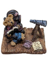 Boyds Bears & Friends Boyds Town Village Miniature Lot – Bearly-Able Construction, Figures, Dog House & Thimble