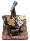 Boyds Bears & Friends Boyds Town Village Miniature Lot – Bearly-Able Construction, Figures, Dog House & Thimble