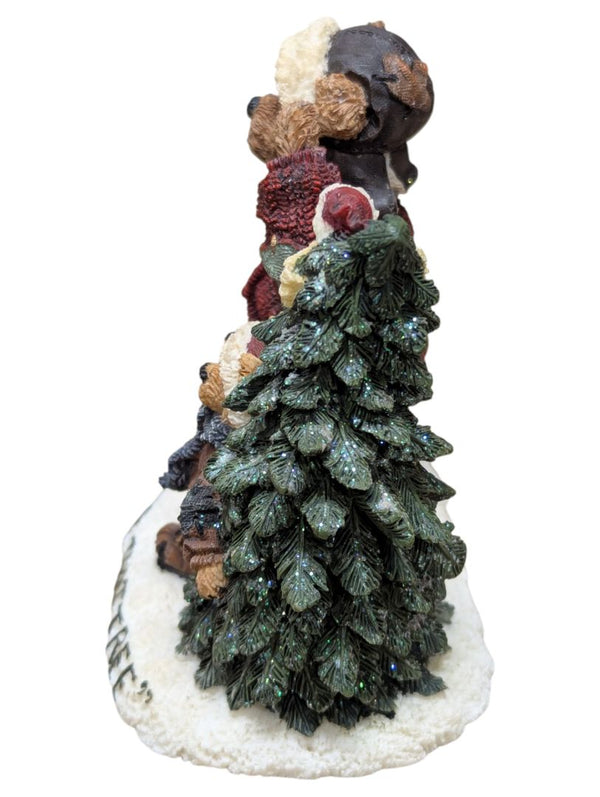Boyds Bears & Friends Christmas Figurine Lot – Bearstone Collection, Ornament Bear & Scottish Bear