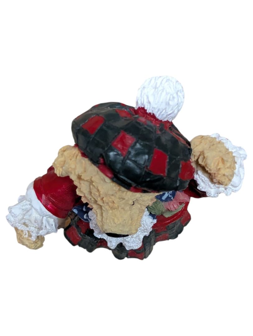 Boyds Bears & Friends Christmas Figurine Lot – Bearstone Collection, Ornament Bear & Scottish Bear