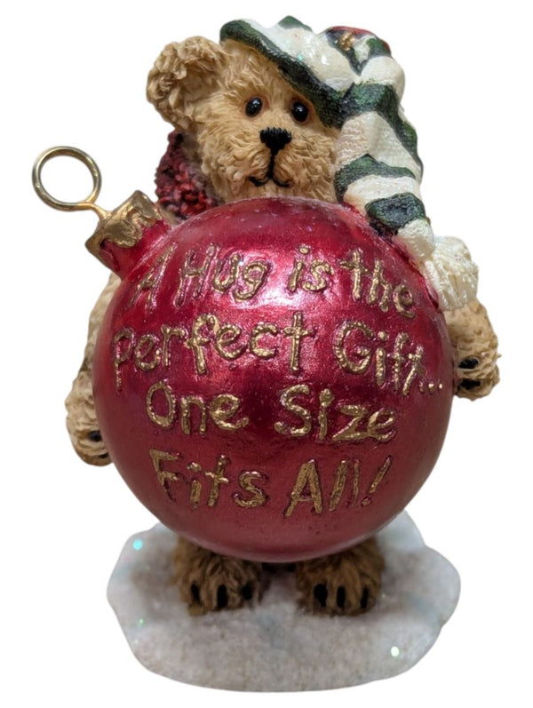 Boyds Bears & Friends Christmas Figurine Lot – Bearstone Collection, Ornament Bear & Scottish Bear
