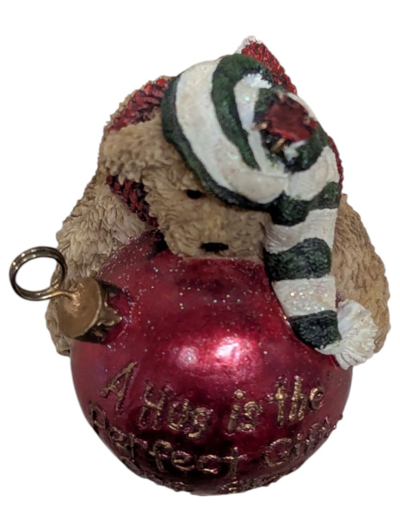 Boyds Bears & Friends Christmas Figurine Lot – Bearstone Collection, Ornament Bear & Scottish Bear