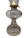 Clear Glass B&P Queen Anne No. 2 Oil Lamp