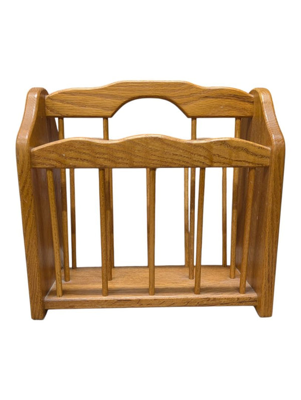 Wooden Magazine Rack