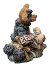 Boyds Bears & Friends Collectible Bear Figurine Lot – Love Sonnets, Bailey the Cheerleader & Bedtime Bear