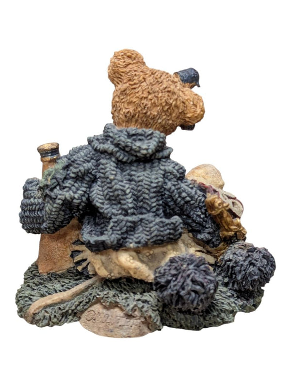 Boyds Bears & Friends Collectible Bear Figurine Lot – Love Sonnets, Bailey the Cheerleader & Bedtime Bear