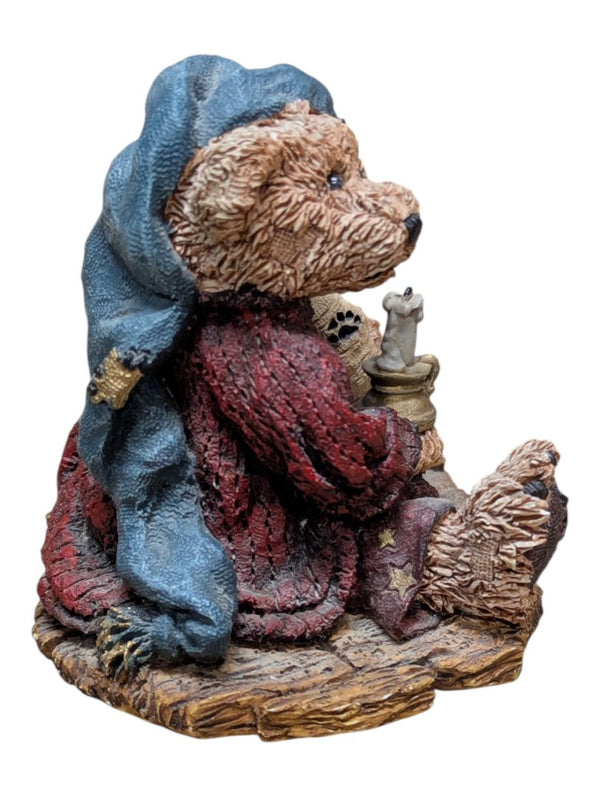 Boyds Bears & Friends Collectible Bear Figurine Lot – Love Sonnets, Bailey the Cheerleader & Bedtime Bear