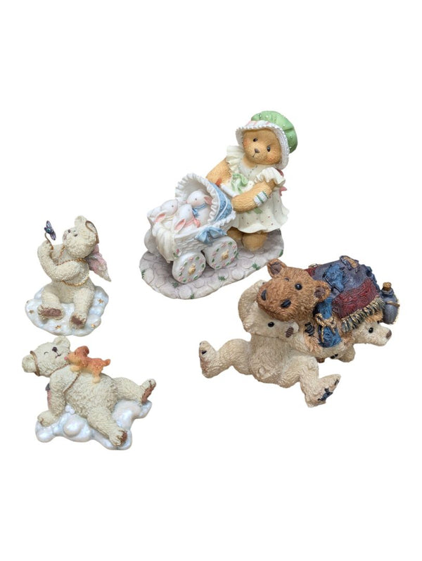 Collectible Bear Figurine Lot – Cherished Teddies & Boyds Bears