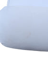 White Upholstered Sofa with Chaise Lounge