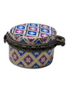 Porcelain Art Geometric Porcelain Trinket Box / Pillbox