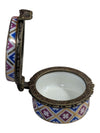 Porcelain Art Geometric Porcelain Trinket Box / Pillbox