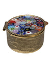 Murano-Style Millefiori Glass Pill Box