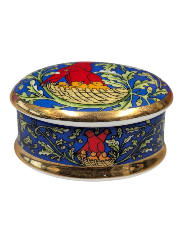 Museum Collections Ltd Charles Voysey Bird Nest Fine Bone China Trinket/Pill Box