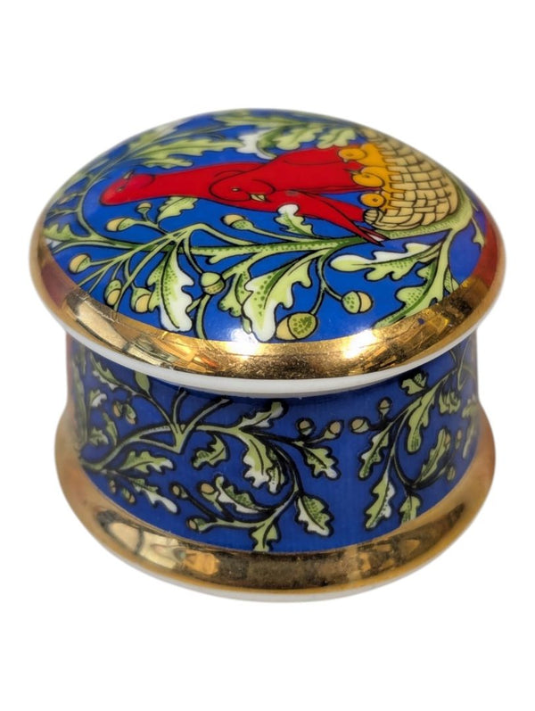 Museum Collections Ltd Charles Voysey Bird Nest Fine Bone China Trinket/Pill Box