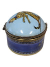 Jordan 1897 Cheetah Motif Porcelain Pill Box
