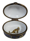 Jordan 1897 Cheetah Motif Porcelain Pill Box