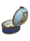 Jordan 1897 Cheetah Motif Porcelain Pill Box