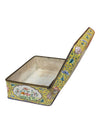 Chinese Hand-Painted Enamel on Copper Hinged Trinket Box