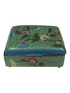 Vintage Chinese Cloisonné Enamel Hinged Trinket Box