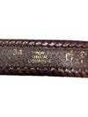 Vintage Brown Tooled Leather Western Belt – Size 34