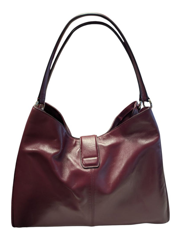 Coach Madison Carlyle Burgundy Leather Shoulder Bag