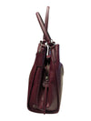 Coach Madison Carlyle Burgundy Leather Shoulder Bag
