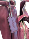 Coach Madison Carlyle Burgundy Leather Shoulder Bag
