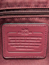 Coach Madison Carlyle Burgundy Leather Shoulder Bag
