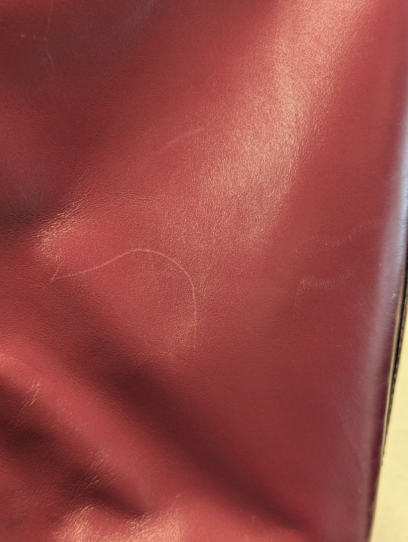 Coach Madison Carlyle Burgundy Leather Shoulder Bag