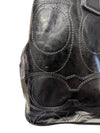 Coach Black Patent Leather Signature Tote Bag