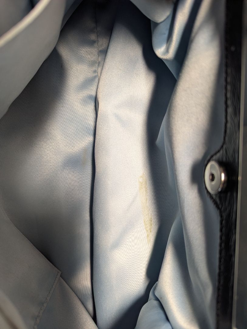 Coach Black Patent Leather Signature Tote Bag