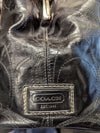 Coach Black Patent Leather Signature Tote Bag