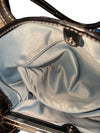 Coach Black Patent Leather Signature Tote Bag