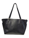 Coach Zip-Top Tote & Matching Zip-Around Wallet Set – Navy Pebbled Leather