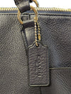 Coach Zip-Top Tote & Matching Zip-Around Wallet Set – Navy Pebbled Leather