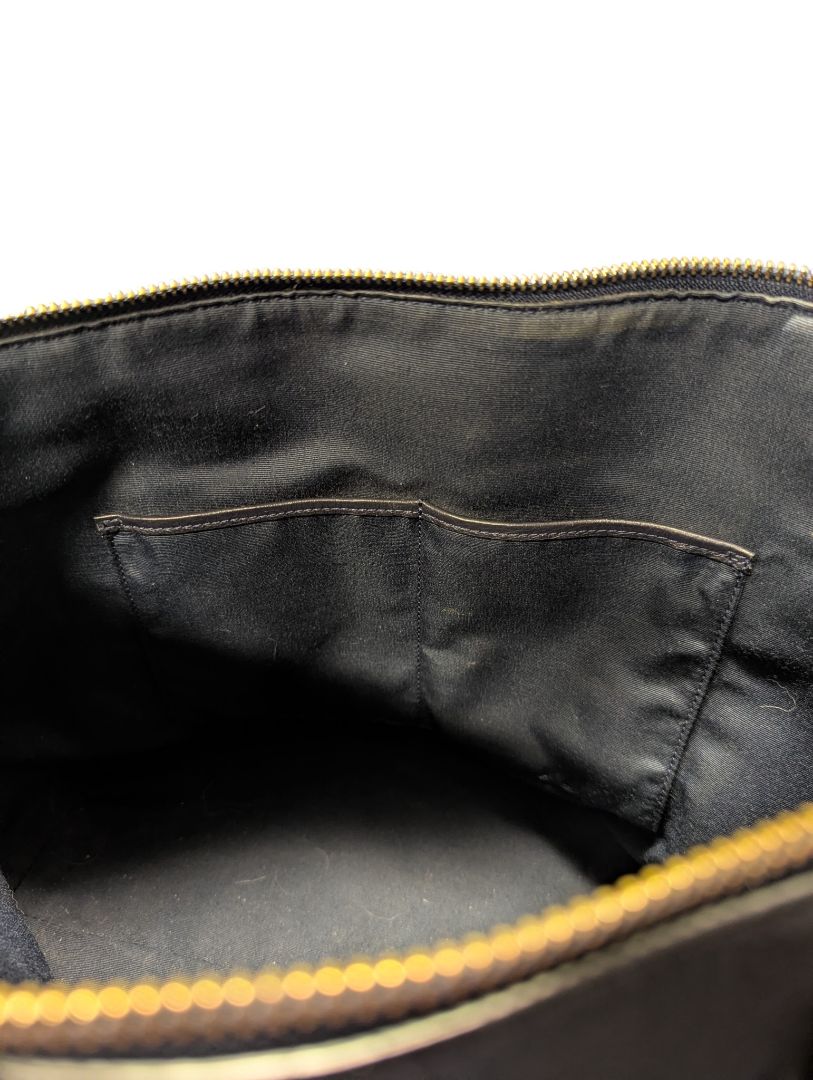 Coach Zip-Top Tote & Matching Zip-Around Wallet Set – Navy Pebbled Leather