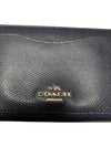 Coach Zip-Top Tote & Matching Zip-Around Wallet Set – Navy Pebbled Leather
