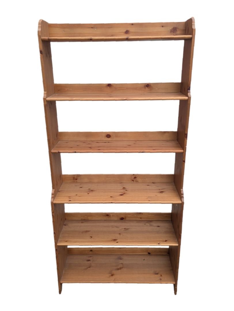 IKEA LEKSVIK Pine Bookcase / Open Display Shelf